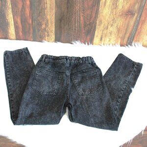 H&M Relaxed Adjustable Waist High Waist Girl's Size 8 Black